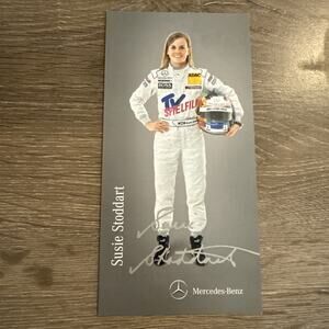 Susie Stoddart Printed Auto 2011 Mercedes DTM Limited Long Card RARE Item